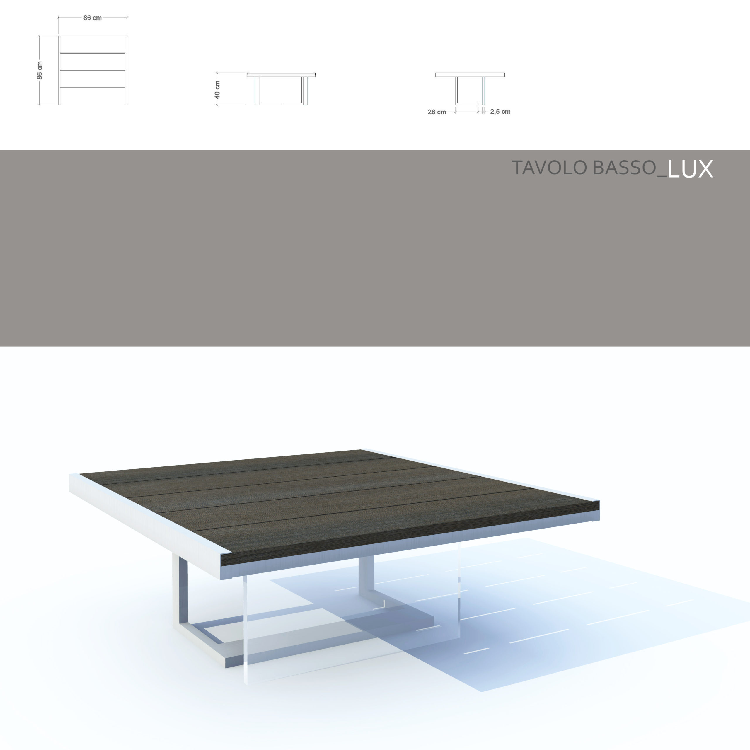 LUX Outdoor Collection_Sofa table