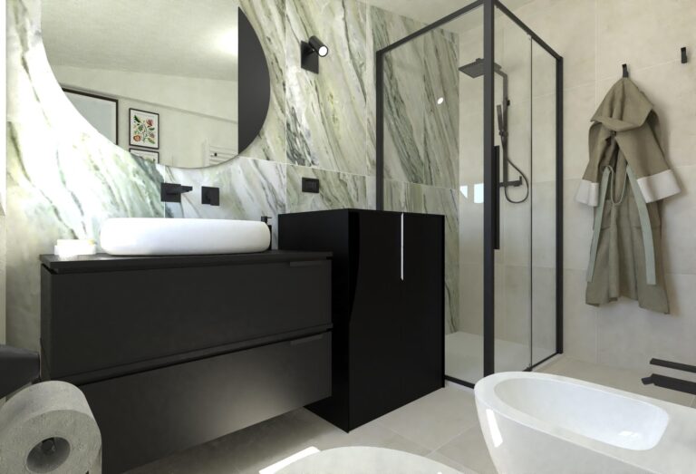 5 bagno JADE e RAKU verdi