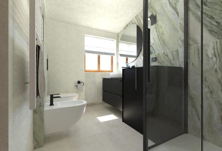 7 bagno JADE e RAKU verdi